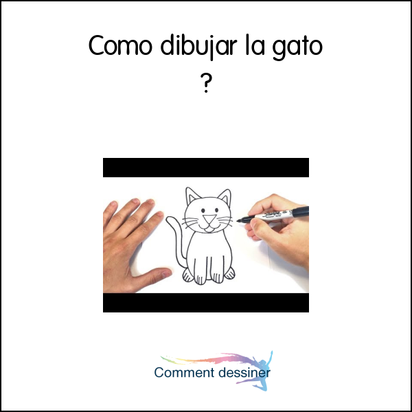 Como dibujar la gato